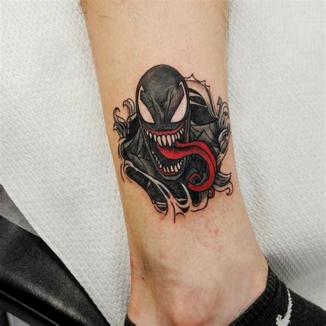 venom tattoo|gold venom tattoo aldershot.